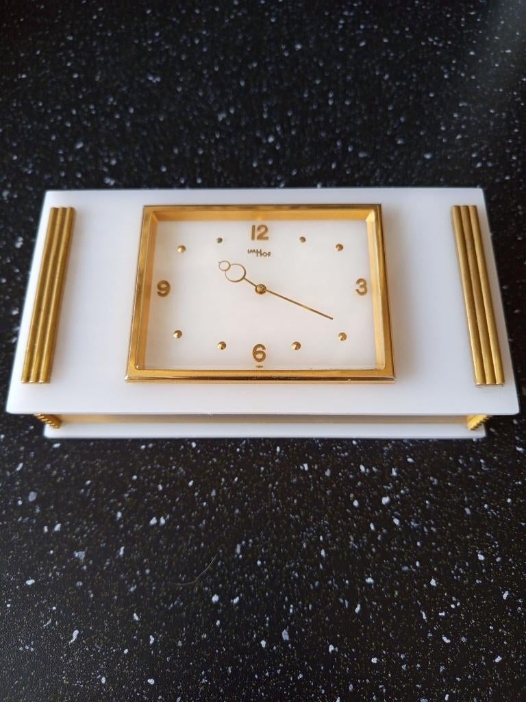 8-daagse bureauklok/sigarettendoos Imhof , Zwitzerland, Ophalen