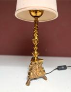 Vintage messing lampenvoet, Ophalen of Verzenden, Zo goed als nieuw, Minder dan 50 cm