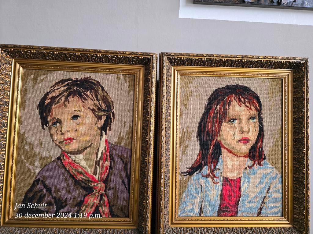 Huilende kinderen., Ophalen of Verzenden