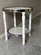 VINTAGE RONDE TAFEL, Huis en Inrichting, Minder dan 55 cm, Gebruikt, Hout, Ophalen