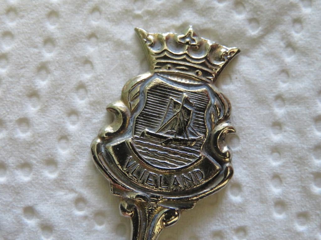 Lepeltje Wapen Vlieland, Verzenden, Zo goed als nieuw, Overige materialen, Bestek