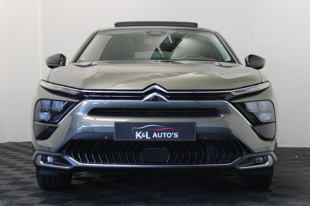 Citroën C5 X 1.6 Plug-in Hybrid 225 Shine |Pano|Stoel/stuur, Auto's, Citroën, 1350 kg, Gebruikt, 4 cilinders, Leder en Stof
