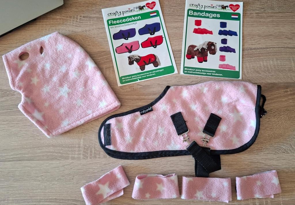 Crafty pony knuffeldekenset roze ster, Kinderen en Baby's, Speelgoed | Knuffels en Pluche, Ophalen of Verzenden, Zo goed als nieuw