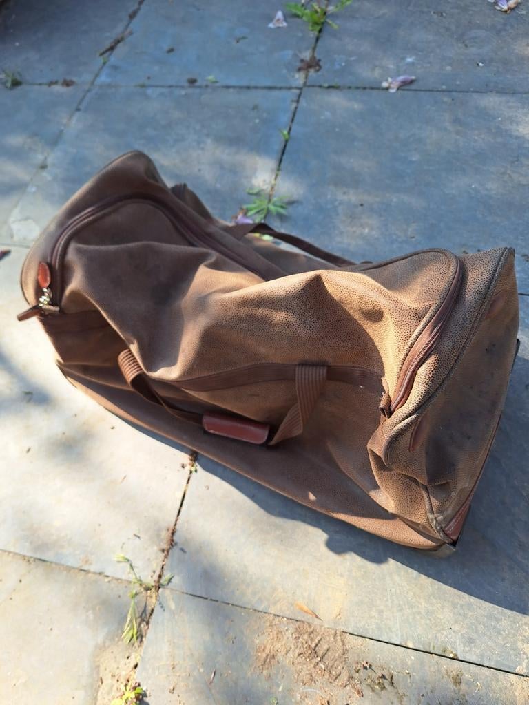 Grote koffer tas op wieltjes, 30 cm of meer, Bruin, Minder dan 35 cm, Zo goed als nieuw