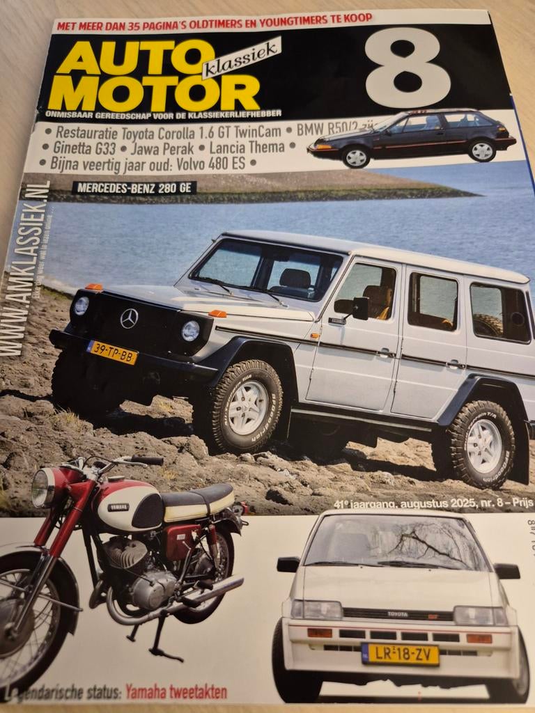 Nederlands Mercedes 280GE G klasse Volvo 480ES Lancia Thema, Ophalen of Verzenden, Zo goed als nieuw, Mercedes