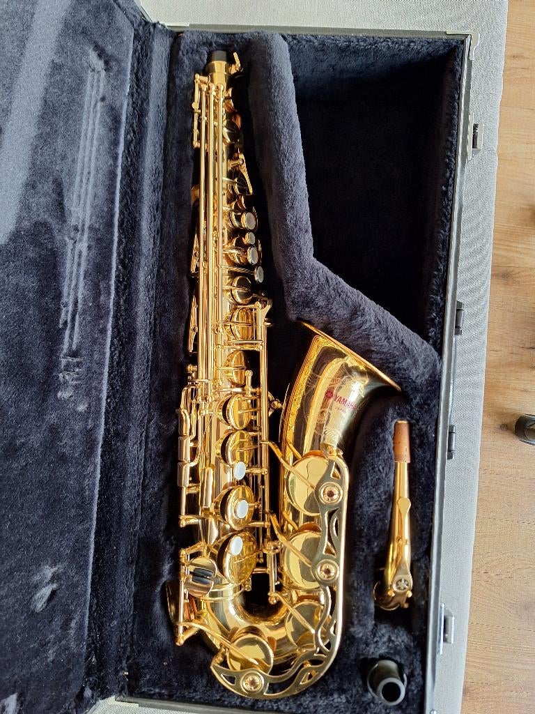 Yamaha YAS-62 Purple Logo, Muziek en Instrumenten, Blaasinstrumenten | Saxofoons, Ophalen, Gebruikt, Alt, Met koffer