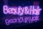 Pink LED-neonbord "Beauty & Hair" Americana Style., Ophalen of Verzenden, Nieuw, Roze, Handen en Nagels