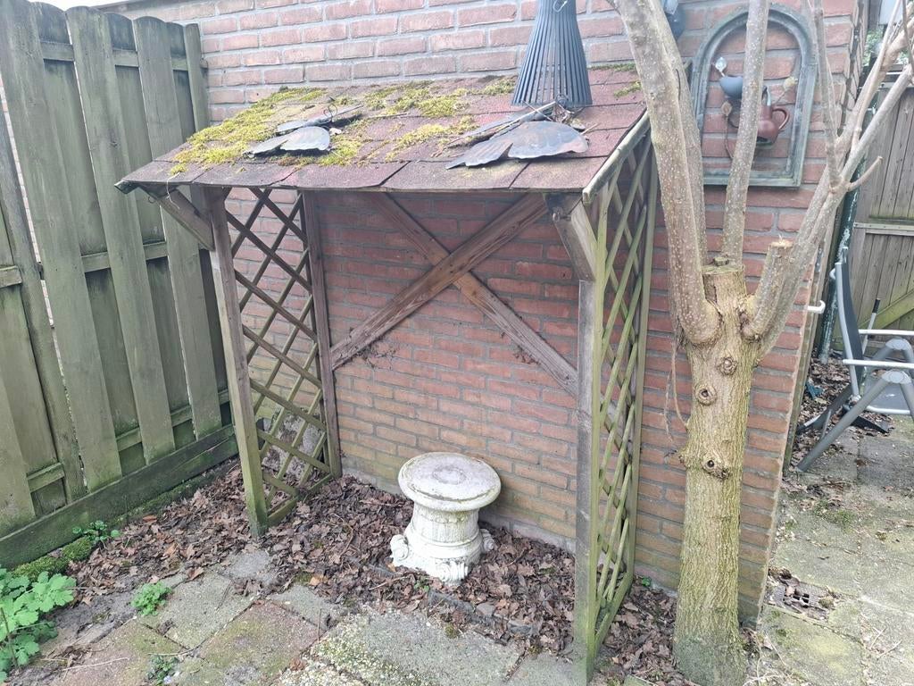 Kleine tuinoverkapping met Klimrek voor planten, Tuin en Terras, Ophalen, Gebruikt