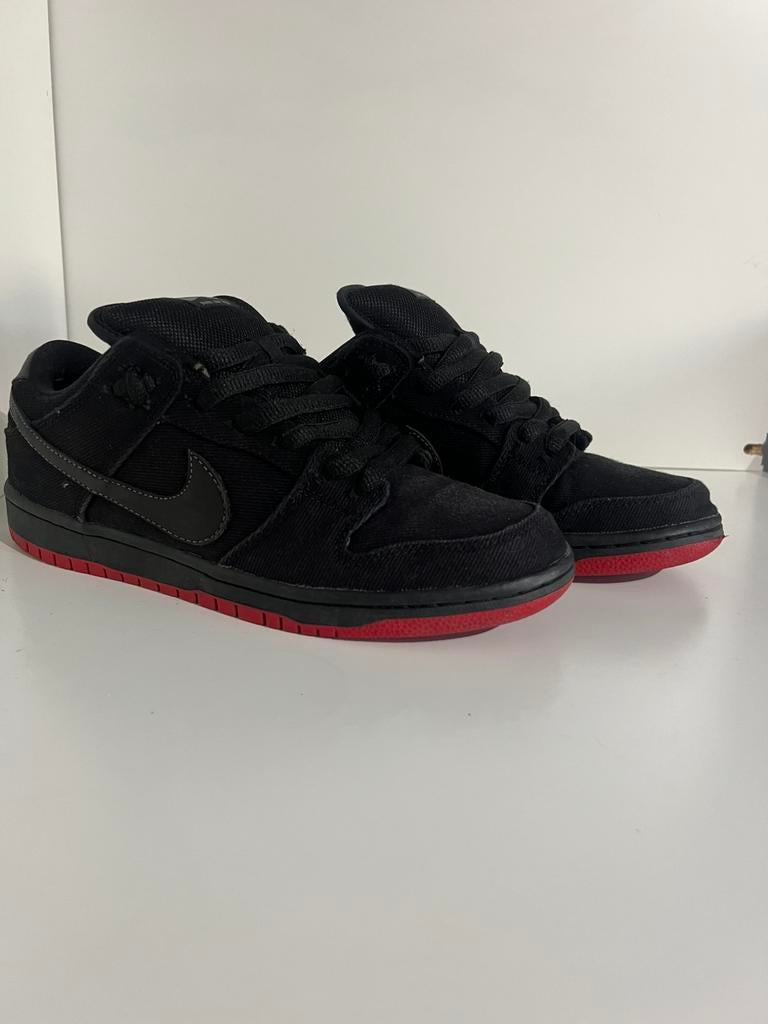Nike SB dunk low Levi’s Black Denim, ., Zwart, Ophalen of Verzenden, Sneakers of Gympen