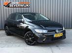 Volkswagen Polo Highline 1.0 TSI 95pk 2021 Zwart Led Carplay, Voorwielaandrijving, Stof, 1072 kg, Zwart