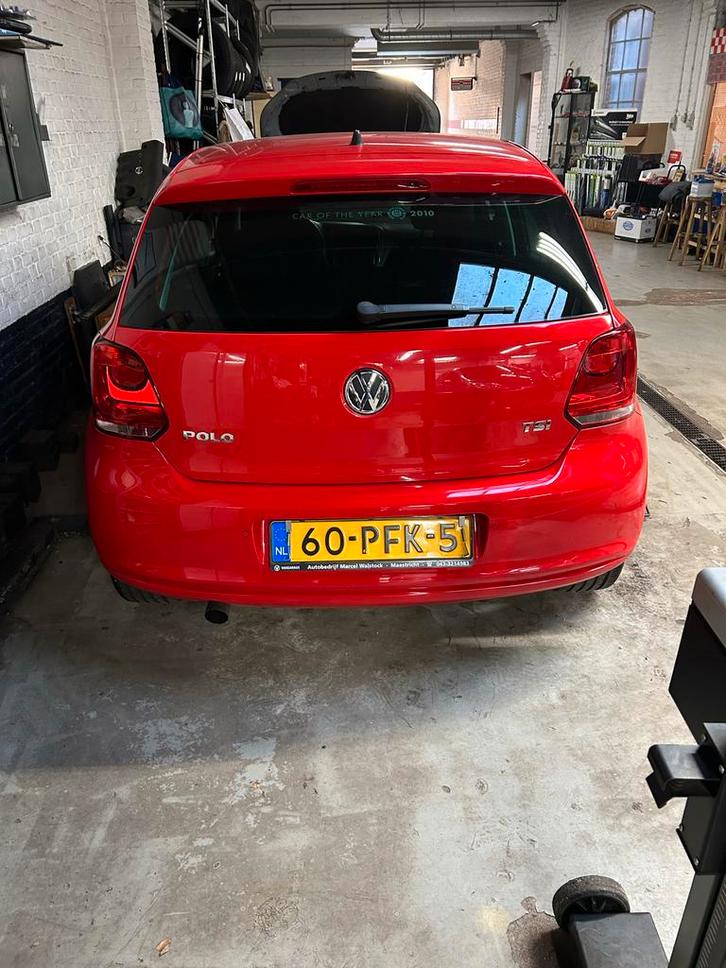 Volkswagen Polo 1.2 TSI 77KW DSG 2011 Rood, Auto's, Volkswagen, Bedrijf, Polo, Benzine, B, Hatchback, Automaat, Origineel Nederlands