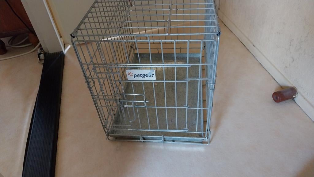 Transport bench voor papegaai, Ophalen, Metaal, Vogelkooi