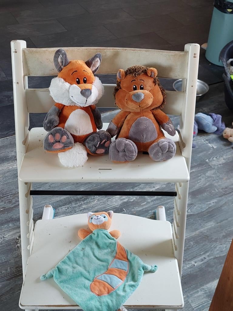 Knuffels: vos, leeuw en knuffeldoekje, Ophalen of Verzenden, Nieuw