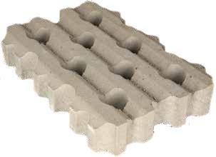 GRASTEGEL 41x61x10cm beton reliëf van boven, rondom hol/dol, Verzenden, Excluton BV, Overige typen, Nieuw