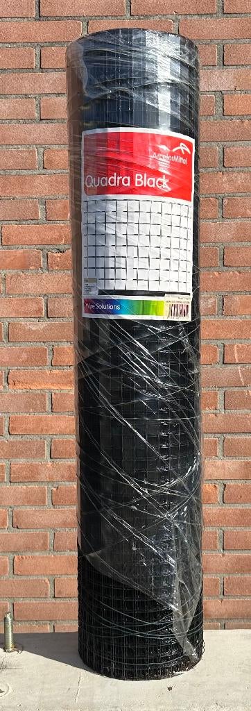 Volieregaas zwart 19x19x1.05 nieuw *B-keus, Dieren en Toebehoren, Ophalen, Nieuw, Hout, Vogelkooi