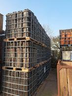 10 000 vh blauw kurstjens met kantpannen en vorsten, Doe-het-zelf en Verbouw, Dakpannen en Dakbedekking, Gebruikt, Steen of Klei