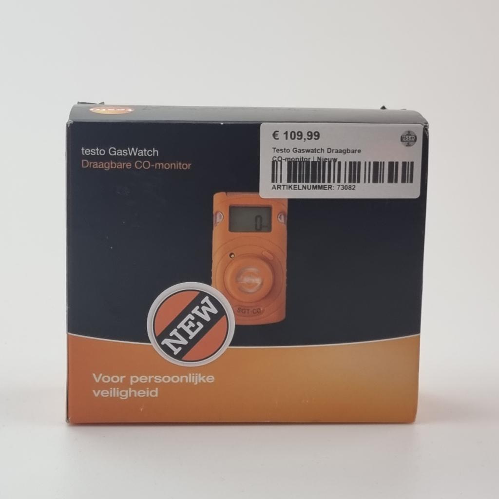 Testo Gaswatch Draagbare CO-monitor | Nieuw in doos