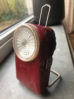 Mooie oude donkerrode WONDER zaklamp - in werkende staat, Ophalen of Verzenden, Gebruikt, Batterij
