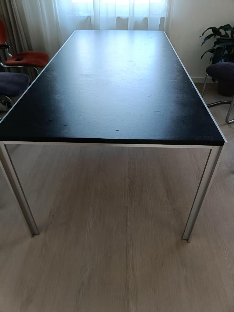 Eettafel/kantoortafel 1x2 mtr, Huis en Inrichting, Tafels | Eettafels, Ophalen, Gebruikt, 100 tot 150 cm, 200 cm of meer