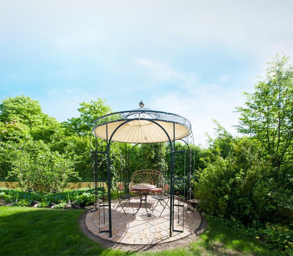 Gezocht: Rond prieel, diameter ca. 290 cm, Tuin en Terras, Overkappingen, Ophalen, Gebruikt, Tuinpaviljoen