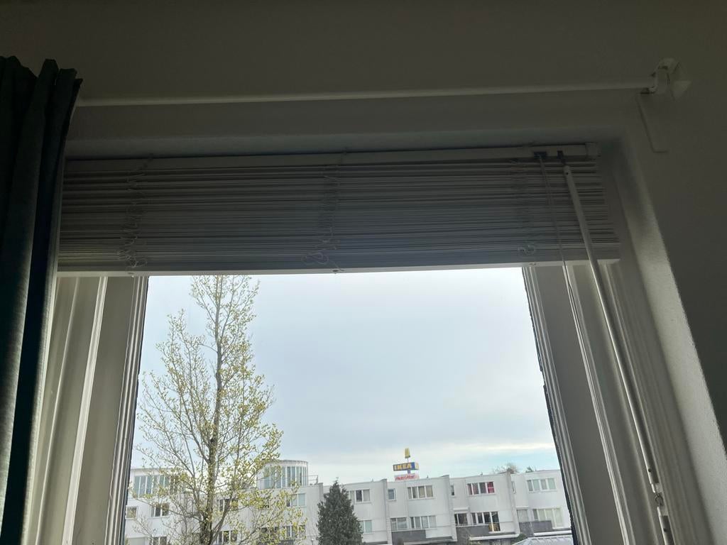 3x Brede Luxaflex 100x210/220 cm - Beige/Wit, Ophalen, Gebruikt, 100 tot 150 cm, 200 cm of meer