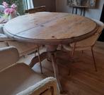 Brocante ronde eettafel 116 diameter, Huis en Inrichting, Tafels | Eettafels, Ophalen, Gebruikt, Rond, 100 tot 150 cm