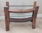 Vintage houten wijnrek, Ophalen, Gebruikt, Hout