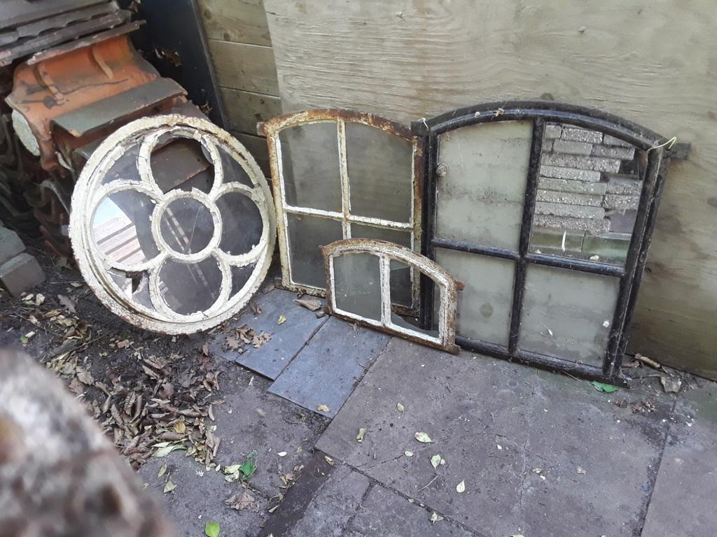 Oude stalramen, Antiek en Kunst, Ophalen of Verzenden