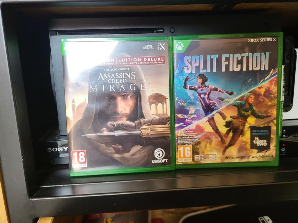 Xbox series x met games, Spelcomputers en Games, Spelcomputers | Xbox Series X en S, Ophalen of Verzenden, Zo goed als nieuw