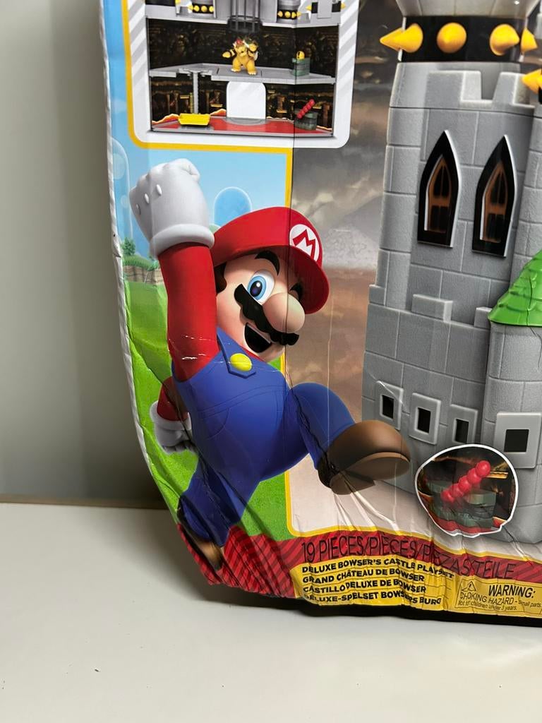 Super Mario Bowser Kasteel Speelset - Nieuw, ., Jongen of Meisje, Nieuw, Ophalen of Verzenden