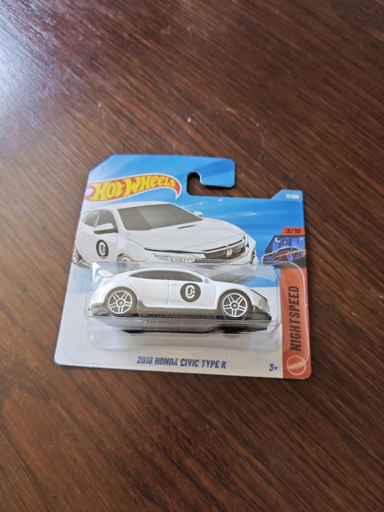 Hot Wheels 2018 Honda Civic Type R, Hobby en Vrije tijd, Modelbouw | Auto's en Voertuigen, Ophalen of Verzenden
