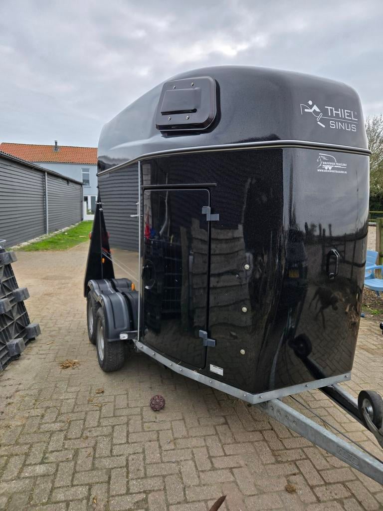 Thiel Sinius 2-paards trailer polyester zadelkamer 2015, Dieren en Toebehoren, Paarden en Pony's | Trailers en Aanhangwagens, Ophalen