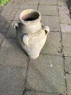 terracotta 4-oors Amphora vaas, 55 cm hoog, doorsnede 30 cm, Gebruikt, Rond, Terracotta, Balkon