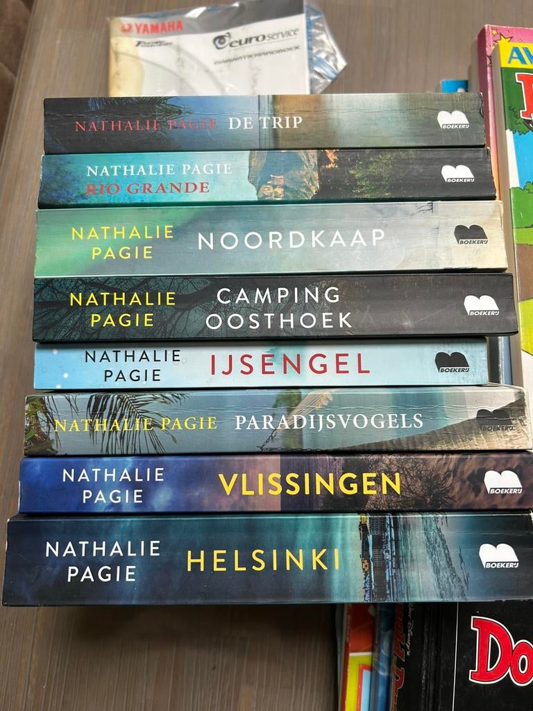 8 heerlijk lezende boeken van Nathalie Pagie, Ophalen of Verzenden, Zo goed als nieuw