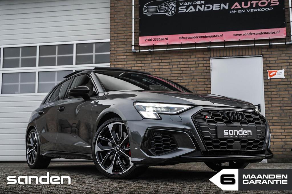Audi S3 2.0 TFSI quattro|RS seats|Carbon|LED|B&O|Memory|HUD, Auto's, Audi, Bedrijf, Te koop, S3, 4x4, ABS, Achteruitrijcamera