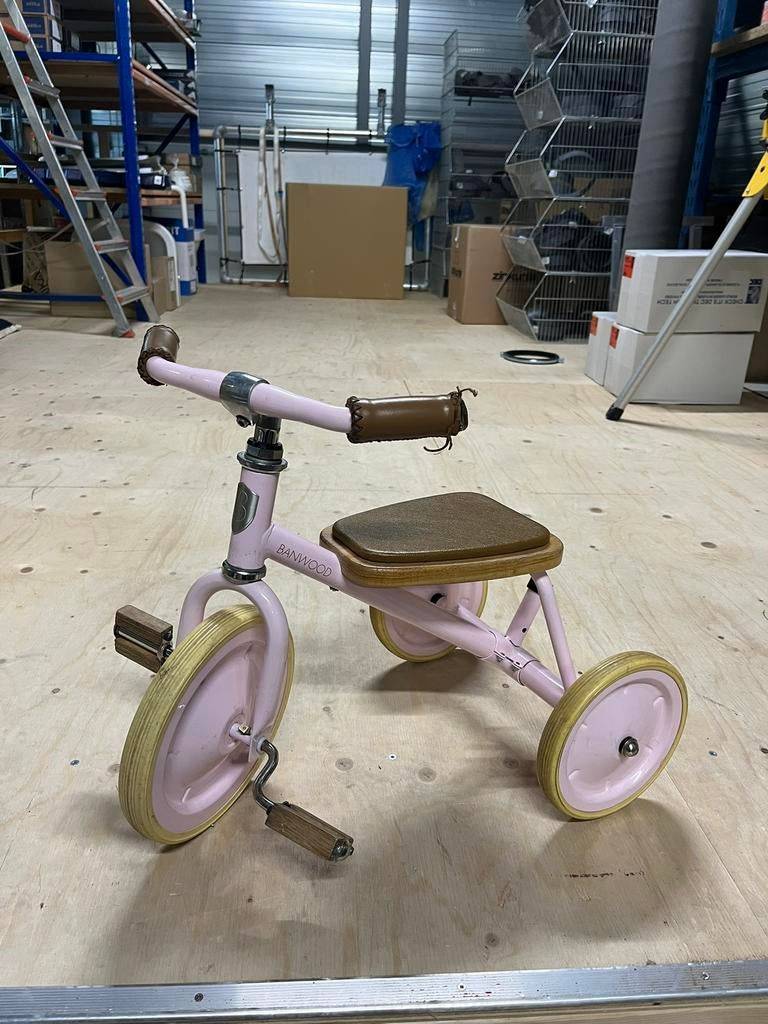 Driewieler, Fietsen en Brommers, Ophalen of Verzenden, Gebruikt, Duwstang