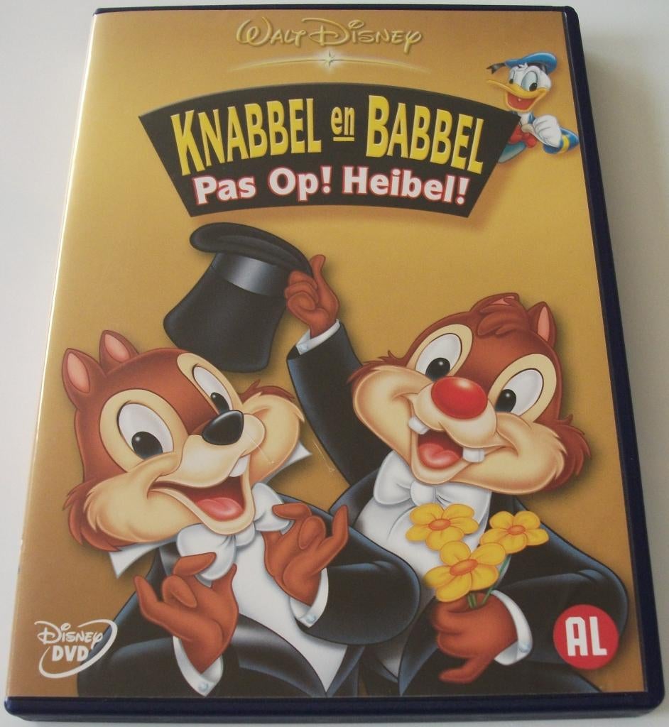 Dvd *** KNABBEL EN BABBEL *** Walt Disney, Avontuur, Alle leeftijden, Ophalen of Verzenden, Zo goed als nieuw