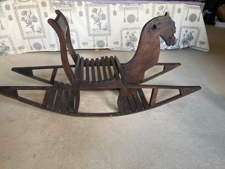Antiek houten hobbelpaard - Decoratief en charmant, Antiek en Kunst, Antiek | Speelgoed, Ophalen