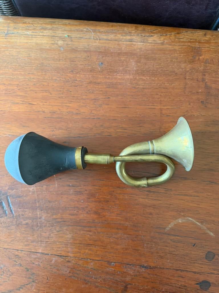 Vintage Messing/ koper Taxi Toeter / Oldtimer Claxon, Ophalen of Verzenden