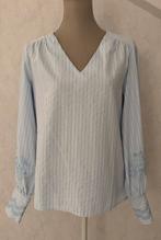 Lichtblauwe gestreepte G-maxx blousje, maat M, Ophalen of Verzenden, Nieuw, Maat 38/40 (M), Blauw