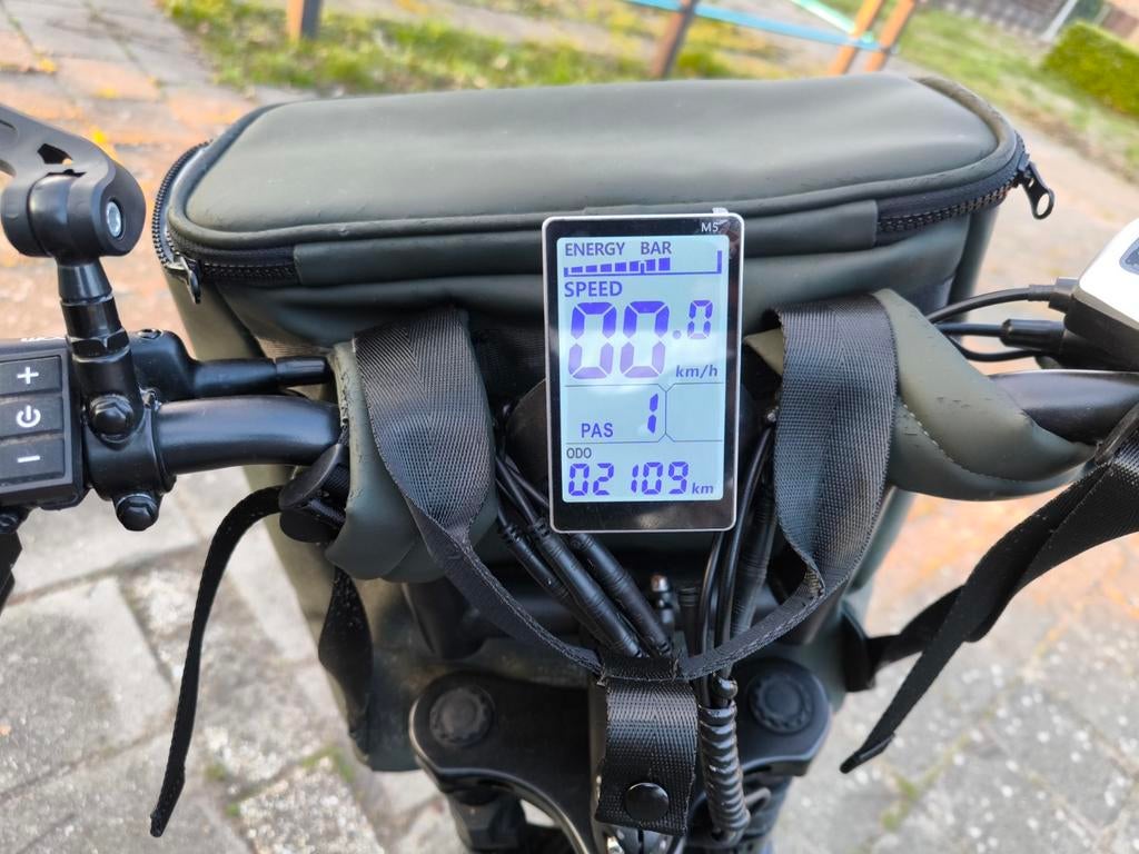 Krachtige Fatbike / E-bike - 2109 km - Incl. tas & extra zit, Gebruikt, 51 tot 55 cm, 50 km per accu of meer, Ophalen