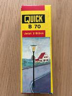Quick B70 Lantaarnpalen 2 stuks Nieuw, Hobby en Vrije tijd, Modeltreinen | H0, Ophalen of Verzenden, Nieuw, Overige typen, Overige merken
