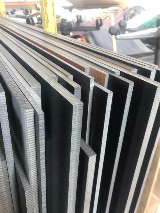 Trespa GROOT 305 x 213cm DIV. KLEUR&DIKTE 6,8,10,12 of 20mm, Doe-het-zelf en Verbouw, Platen en Panelen, Niet ingevuld, Gebruikt