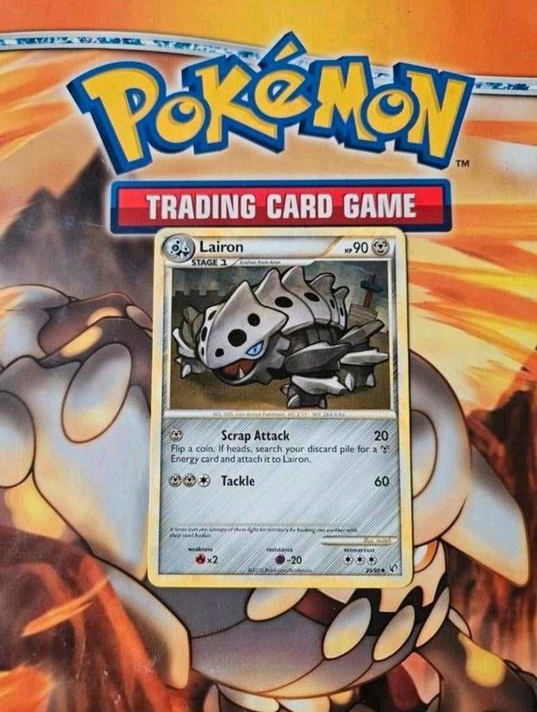 Lairon 29/90 HGSS Undaunted pokemon kaart, Ophalen of Verzenden, Gebruikt, Losse kaart