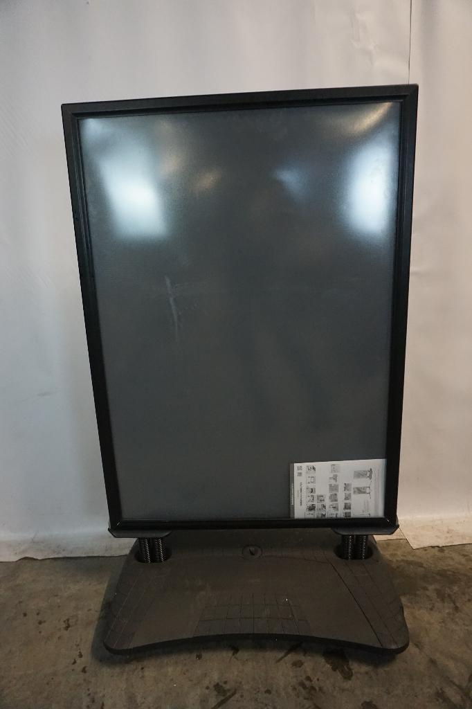 Groot reclamebord reclameborden stoepbord rijdbaar, Verzamelen, Merken en Reclamevoorwerpen, Gebruikt, Reclamebord, Ophalen