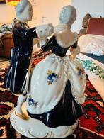 Porseleinen Beeldje Dansend Paar Barok Stijl, Verzamelen, Beelden en Beeldjes, Ophalen of Verzenden