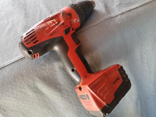 Hilti Li-ion Accu Schroefboormachine + 3x Accu 14,4V +Lader, Doe-het-zelf en Verbouw, Gereedschap | Boormachines, Gebruikt, Boor- en Schroefmachine