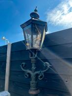 Gietijzeren lantaarnpaal, Tuin en Terras, Buitenverlichting, Ophalen, Staande lamp, Zo goed als nieuw, 50 tot 250 watt