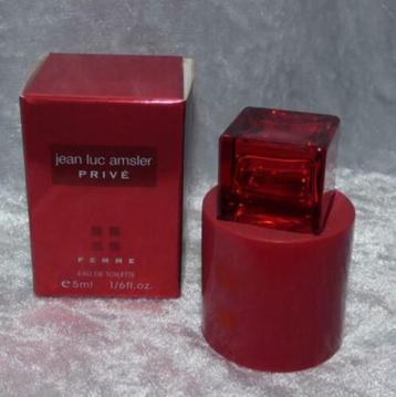 Luxe parfum mini - Jean luc amsler prive + doosje  beschikbaar voor biedingen