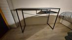 Zwart ikea bureau / sidetable, Huis en Inrichting, Tafels | Sidetables, Ophalen, 100 tot 150 cm, Metaal, 25 tot 50 cm